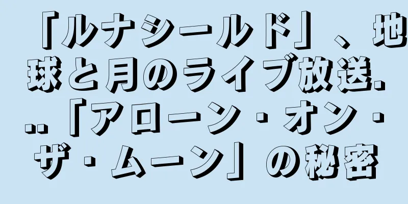 「ルナシールド」、地球と月のライブ放送...「アローン・オン・ザ・ムーン」の秘密