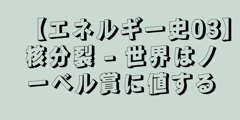 【エネルギー史03】核分裂 - 世界はノーベル賞に値する