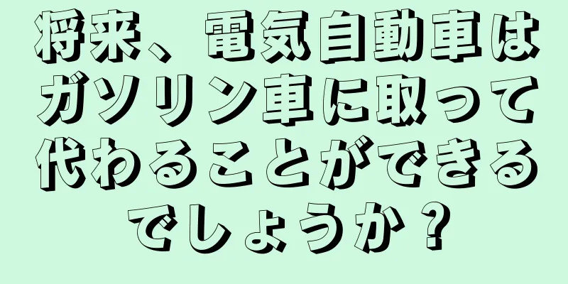将来、電気自動車はガソリン車に取って代わることができるでしょうか？