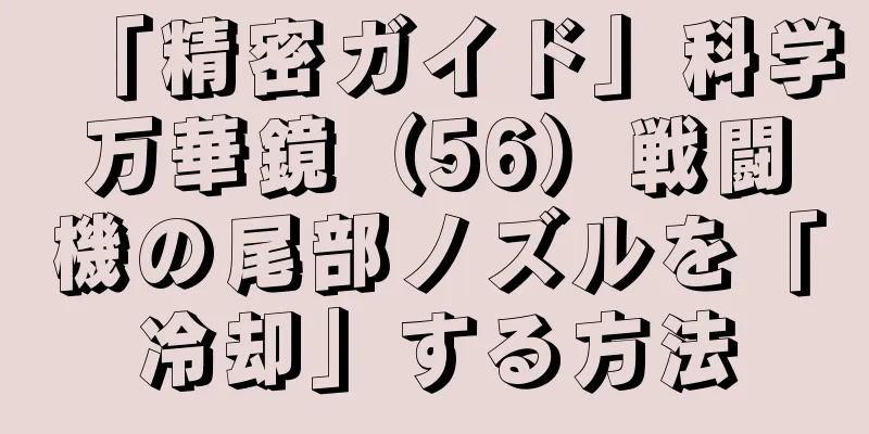 「精密ガイド」科学万華鏡（56）戦闘機の尾部ノズルを「冷却」する方法